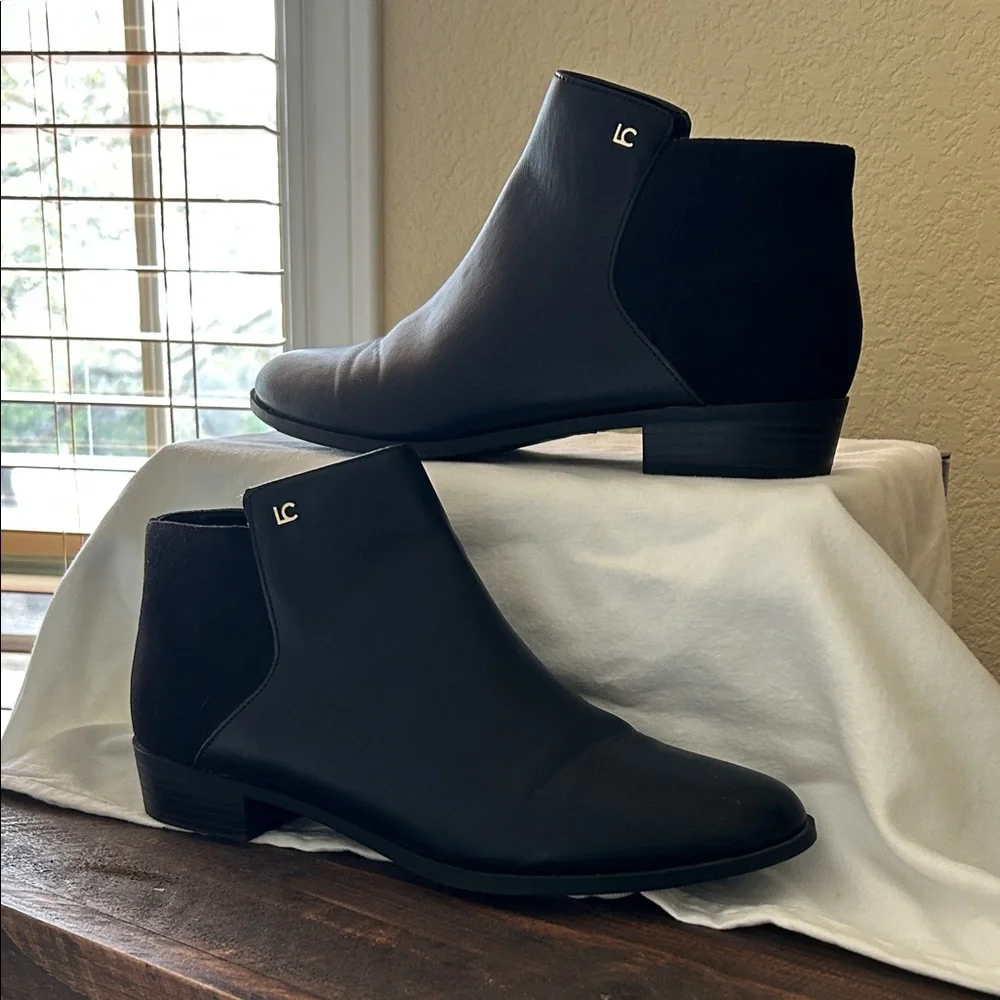 Liz Claiborne Classic Black Ankle Booties - Picture 5 of 9